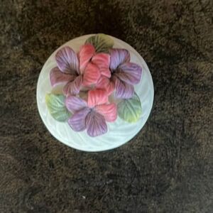 Vintage Miniature Floral Box